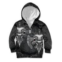 Until Valhalla Viking Skull Kid Hoodie - Wonder Print Shop