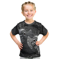 Until Valhalla Viking Skull Kid T Shirt - Wonder Print Shop