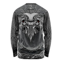 Until Valhalla Viking Skull Long Sleeve Shirt - Wonder Print Shop