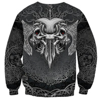 Until Valhalla Viking Skull Sweatshirt - Wonder Print Shop