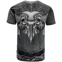 Until Valhalla Viking Skull T Shirt - Wonder Print Shop
