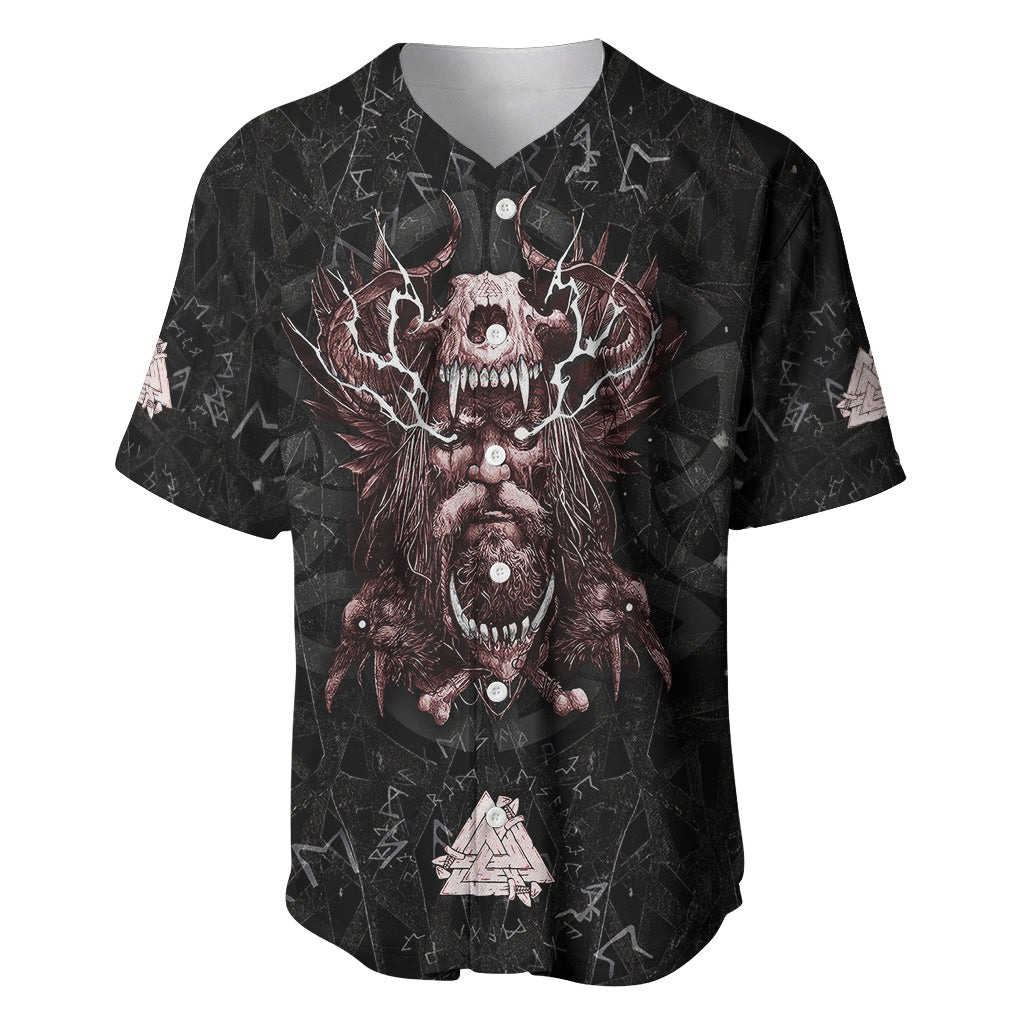 Viking Odin Baseball Jersey Viking Allfather's Radiance - Wonder Print Shop