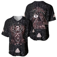 Viking Odin Baseball Jersey Viking Allfather's Radiance - Wonder Print Shop