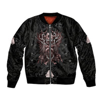 Viking Odin Bomber Jacket Viking Allfather's Radiance - Wonder Print Shop