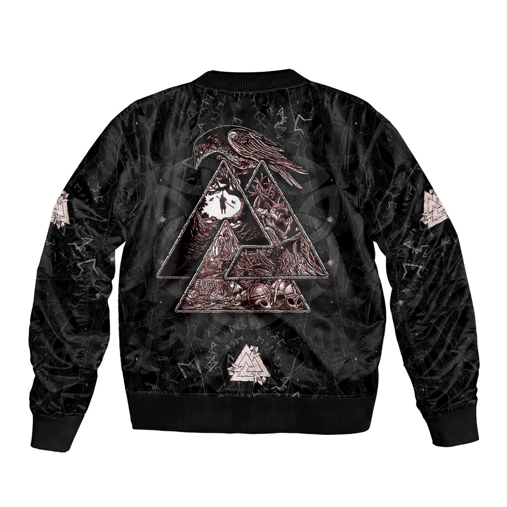 Viking Odin Bomber Jacket Viking Allfather's Radiance - Wonder Print Shop