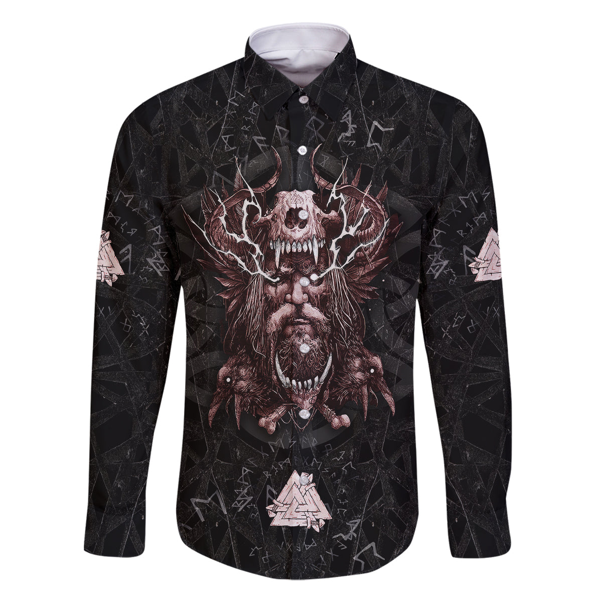 Viking Odin Family Matching Off Shoulder Short Dress and Hawaiian Shirt Viking Allfather's Radiance - Wonder Print Shop