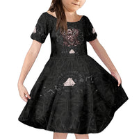 Viking Odin Family Matching Short Sleeve Bodycon Dress and Hawaiian Shirt Viking Allfather's Radiance - Wonder Print Shop