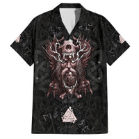 Viking Odin Family Matching Tank Maxi Dress and Hawaiian Shirt Viking Allfather's Radiance - Wonder Print Shop