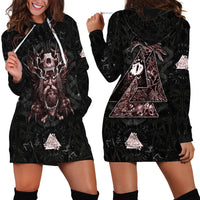 Viking Odin Hoodie Dress Viking Allfather's Radiance - Wonder Print Shop