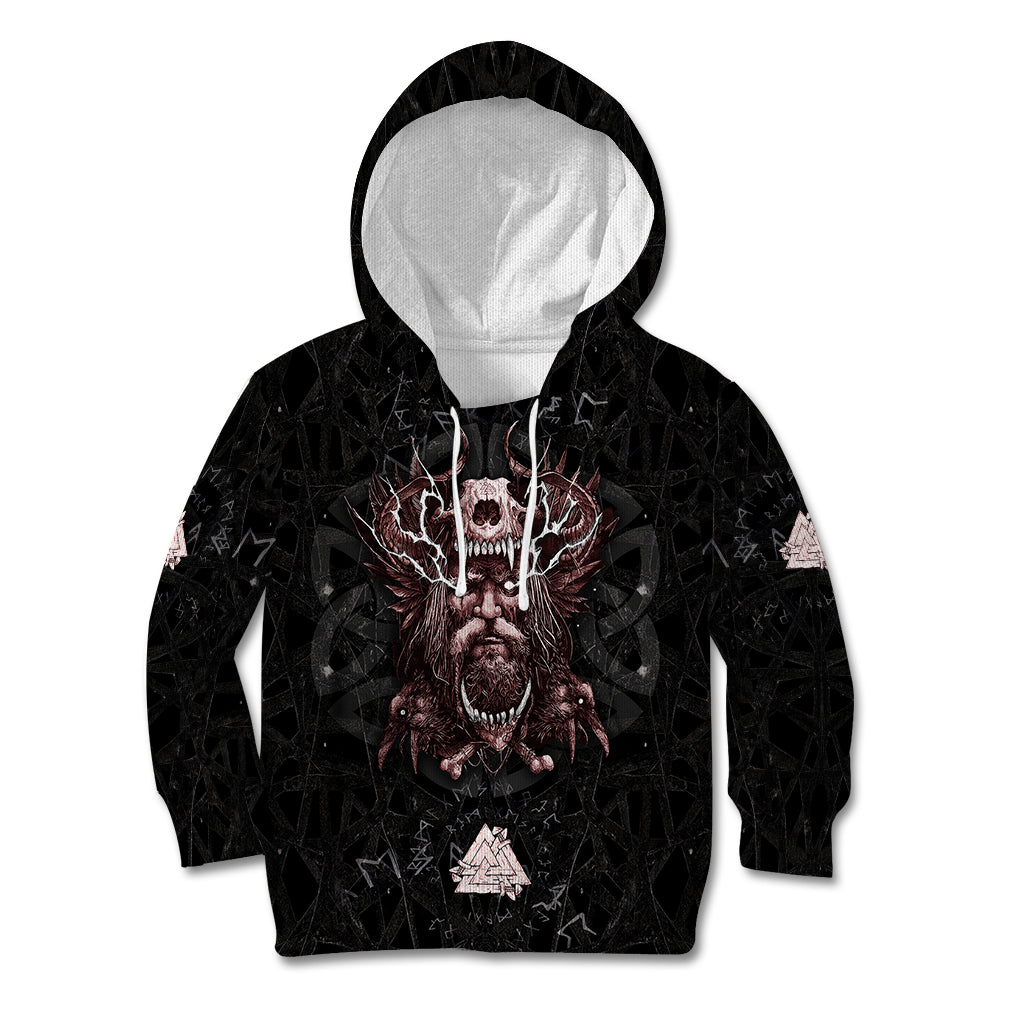 Viking Odin Kid Hoodie Viking Allfather's Radiance - Wonder Print Shop