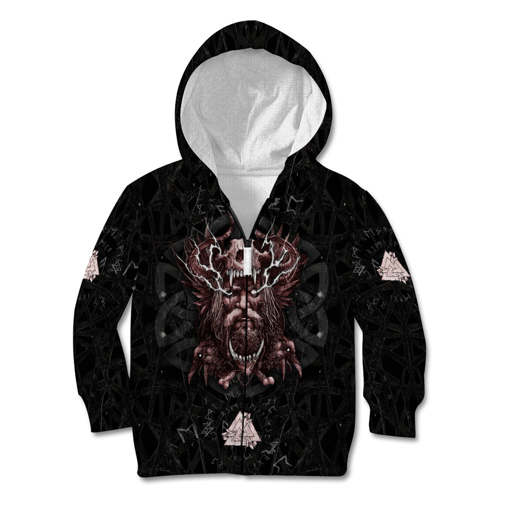 Viking Odin Kid Hoodie Viking Allfather's Radiance - Wonder Print Shop