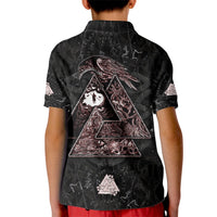Viking Odin Kid Polo Shirt Viking Allfather's Radiance - Wonder Print Shop