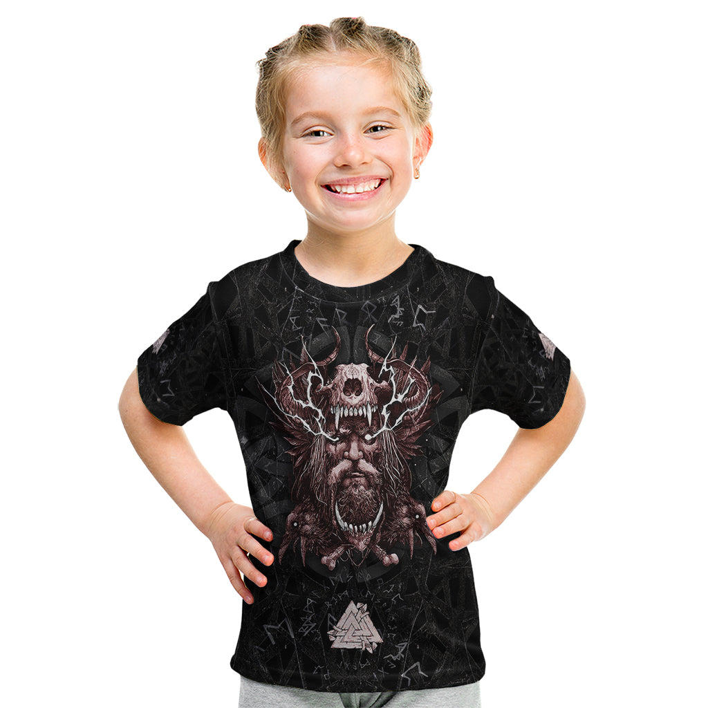 Viking Odin Kid T Shirt Viking Allfather's Radiance - Wonder Print Shop
