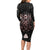 Viking Odin Long Sleeve Bodycon Dress Viking Allfather's Radiance - Wonder Print Shop