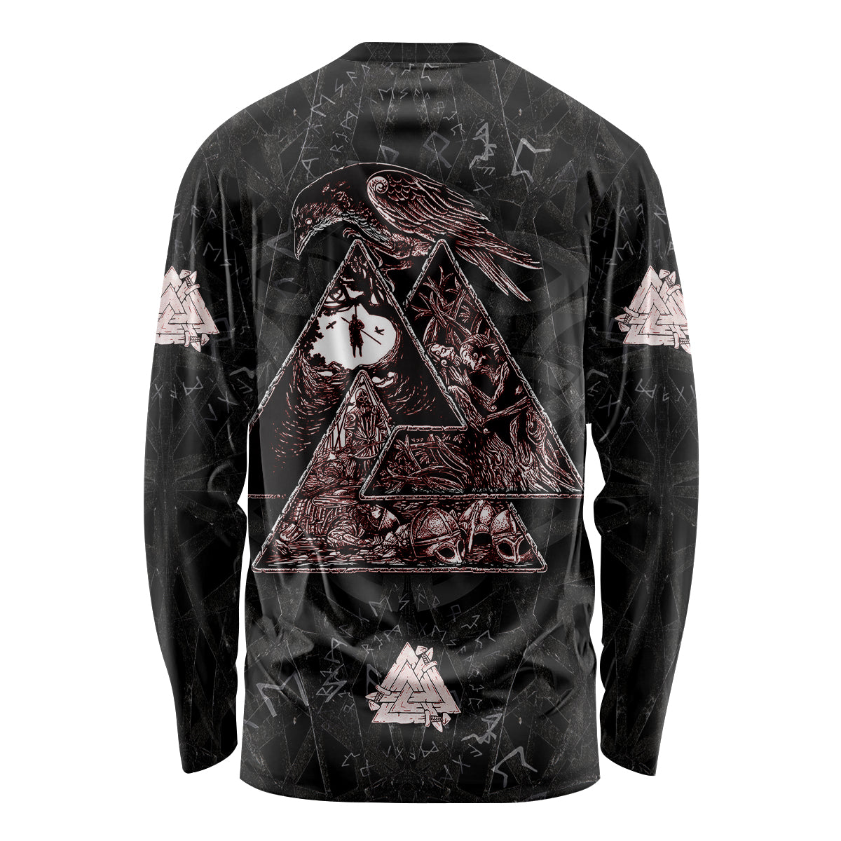 Viking Odin Long Sleeve Shirt Viking Allfather's Radiance - Wonder Print Shop