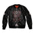 Viking Odin Sleeve Zip Bomber Jacket Viking Allfather's Radiance - Wonder Print Shop