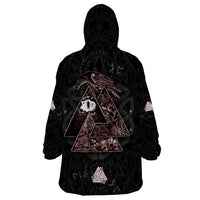 Viking Odin Wearable Blanket Hoodie Viking Allfather's Radiance - Wonder Print Shop