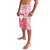Poland Christmas Lavalava with Santa Riding Stork White Eagle Emblem and Red Snowflake Knit Pattern Design - Wonder Print Shop
