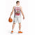 Poland Christmas Basketball Jersey with Santa Children Gingerbread Map Outline and Red Snowflake Knit Pattern Design - Wonder Print Shop
