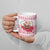 Poland Christmas Ceramic Mug with Santa Children Gingerbread Map Outline and Red Snowflake Knit Pattern Design - Wonder Print Shop