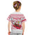 Poland Christmas Kid T Shirt with Santa Children Gingerbread Map Outline and Red Snowflake Knit Pattern Design - Wonder Print Shop