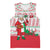 Italy Christmas Basketball Jersey with Pizza Chef Santa Leaning Tower Colosseum and Red Green Holiday Pattern Design - Wonder Print Shop