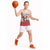 Italy Christmas Basketball Jersey with Pizza Chef Santa Leaning Tower Colosseum and Red Green Holiday Pattern Design - Wonder Print Shop