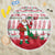 Italy Christmas Beach Blanket with Pizza Chef Santa Leaning Tower Colosseum and Red Green Holiday Pattern Design - Wonder Print Shop