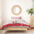 Italy Christmas Bedding Set with Pizza Chef Santa Leaning Tower Colosseum and Red Green Holiday Pattern Design - Wonder Print Shop