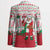 Italy Christmas Blazer with Pizza Chef Santa Leaning Tower Colosseum and Red Green Holiday Pattern Design - Wonder Print Shop