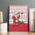 Italy Christmas Canvas Wall Art with Pizza Chef Santa Leaning Tower Colosseum and Red Green Holiday Pattern Design - Wonder Print Shop