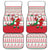 Italy Christmas Car Mats with Pizza Chef Santa Leaning Tower Colosseum and Red Green Holiday Pattern Design - Wonder Print Shop