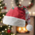 Italy Christmas Santa Hat with Pizza Chef Santa Leaning Tower Colosseum and Red Green Holiday Pattern Design - Wonder Print Shop