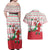 Italy Christmas Couples Matching Off Shoulder Maxi Dress and Hawaiian Shirt with Pizza Chef Santa Leaning Tower Colosseum and Red Green Holiday Pattern Design - Wonder Print Shop