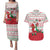 Italy Christmas Couples Matching Puletasi and Hawaiian Shirt with Pizza Chef Santa Leaning Tower Colosseum and Red Green Holiday Pattern Design - Wonder Print Shop