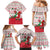 Italy Christmas Family Matching Mermaid Dress and Hawaiian Shirt with Pizza Chef Santa Leaning Tower Colosseum and Red Green Holiday Pattern Design - Wonder Print Shop