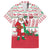 Italy Christmas Hawaiian Shirt with Pizza Chef Santa Leaning Tower Colosseum and Red Green Holiday Pattern Design - Wonder Print Shop