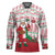 Italy Christmas Hockey Jersey with Pizza Chef Santa Leaning Tower Colosseum and Red Green Holiday Pattern Design - Wonder Print Shop