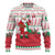 Italy Christmas Ugly Christmas Sweater with Pizza Chef Santa Leaning Tower Colosseum and Red Green Holiday Pattern Design - Wonder Print Shop