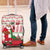 Italy Christmas Luggage Cover with Pizza Chef Santa Leaning Tower Colosseum and Red Green Holiday Pattern Design - Wonder Print Shop