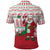 Italy Christmas Polo Shirt with Pizza Chef Santa Leaning Tower Colosseum and Red Green Holiday Pattern Design - Wonder Print Shop