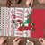 Italy Christmas Puzzle with Pizza Chef Santa Leaning Tower Colosseum and Red Green Holiday Pattern Design - Wonder Print Shop