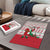 Italy Christmas Puzzle with Pizza Chef Santa Leaning Tower Colosseum and Red Green Holiday Pattern Design - Wonder Print Shop