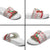 Italy Christmas Slide Sandals with Pizza Chef Santa Leaning Tower Colosseum and Red Green Holiday Pattern Design - Wonder Print Shop