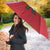 Italy Christmas Umbrella with Pizza Chef Santa Leaning Tower Colosseum and Red Green Holiday Pattern Design - Wonder Print Shop