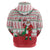 Italy Christmas Zip Hoodie with Pizza Chef Santa Leaning Tower Colosseum and Red Green Holiday Pattern Design - Wonder Print Shop