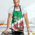 Italy Christmas Apron with Pizza Chef Santa Leaning Tower Colosseum and Red Green Holiday Pattern Design - Wonder Print Shop