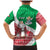 Italy Christmas Family Matching Mermaid Dress and Hawaiian Shirt with Pizza Chef Santa Leaning Tower Colosseum and Red Green Holiday Pattern Design - Wonder Print Shop