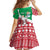 Italy Christmas Family Matching Off Shoulder Maxi Dress and Hawaiian Shirt with Pizza Chef Santa Leaning Tower Colosseum and Red Green Holiday Pattern Design - Wonder Print Shop