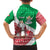 Italy Christmas Family Matching Summer Maxi Dress and Hawaiian Shirt with Pizza Chef Santa Leaning Tower Colosseum and Red Green Holiday Pattern Design - Wonder Print Shop